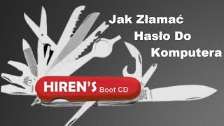 Jak złamać hasło do każdego Windowsa Hirens Boot CD [upl. by Nanine361]