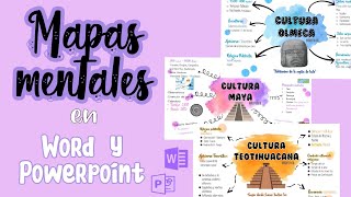 Mapas mentales en Word y Powerpoint Mireya GH [upl. by Willcox619]