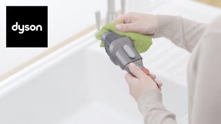 How to clean your Dyson V15 Detect™ cordless vacuums washable parts [upl. by Macri524]