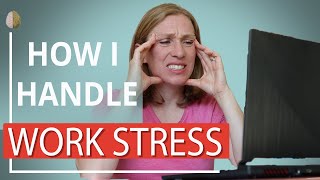 Work Stress THERAPIST Shows How I Deal With Work Stress [upl. by Aicital]