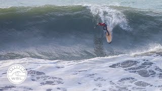 2018 Longboard Pro Espinho scores heavy surf in Portugal [upl. by Hebner]