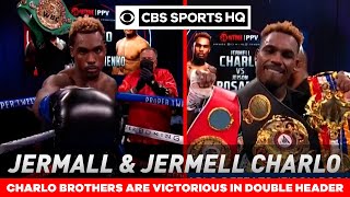 Charlo brothers fight recaps Jermell and Jermall succeed in first PPV main events  CBS Sports HQ [upl. by Claudianus478]