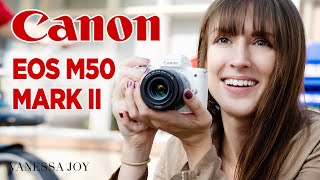 Canon M50 Mark II  Mirrorless Camera Review For Beginners [upl. by Anahsat969]