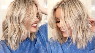 HOW TO EASY WAVES TUTORIAL  Short to Medium Length Hair [upl. by Adnowal]