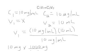 How to Use the Dilution Equation [upl. by Tilagram36]