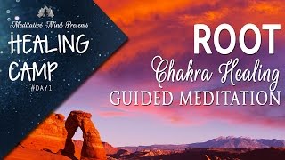 Root Chakra Healing Guided Meditation  Healing Camp 1 [upl. by Melodee]