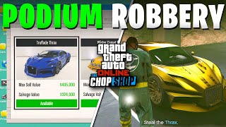 The Podium Robbery  All Missions GTA Online Chop Shop DLC [upl. by Zzabahs]