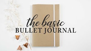 Basic DIY Bullet Journal  Solid Pages Pockets and Dot Grid [upl. by Liryc]