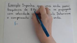 Como calcular velocidade de propagação de onda [upl. by Rianon]