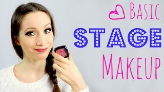 Basic Stage Makeup Tutorial [upl. by Gnap]