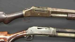 Winchester 1893 amp 1897 Pump Shotguns [upl. by Atrice]