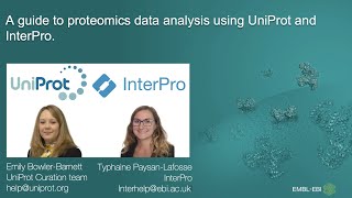 A guide to proteomics data analysis using UniProt and InterPro [upl. by Zackariah]