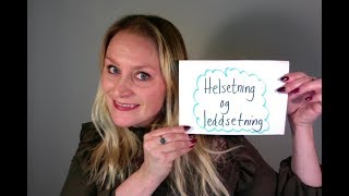 Video 249 Helsetning eller leddsetning [upl. by Basso725]