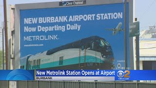 Metrolink Opens New Station Near Burbank Airport [upl. by Sarette863]