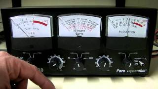 Astatic 600 Para Dynamics 3 Window SWR Wattage Modulation CB Meter Overview [upl. by Nitsud]