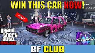 HOW TO WIN THE PODIUM CAR  Console amp PC  GTA 5 Online Lucky Wheel Tutorial gta gtaonline [upl. by Stoops]