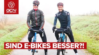 E Bike vs Rennrad Sind EBikes besser [upl. by Lienaj302]