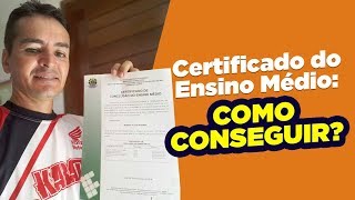 Certificado de Conclusão do Ensino Médio Como conseguir [upl. by Woodhead]