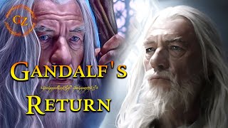 What Happened to Gandalf when he became Gandalf the White  Lord of the Rings Lore  MiddleEarth [upl. by Valley475]