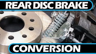 How to  Rear Disc Brake Conversion [upl. by Sumahs]