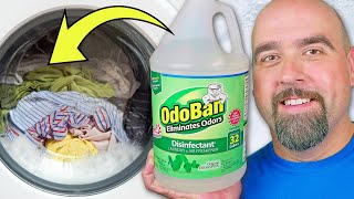 Get Mildew Smell Out of Clothes with OdoBan Stop Laundry Stink [upl. by Yelena316]