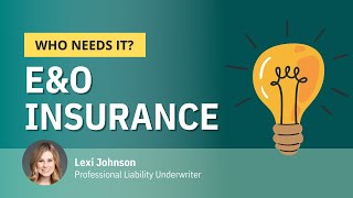 EampO Insurance  Who Needs It How is it Different from General Liability [upl. by Nedroj]