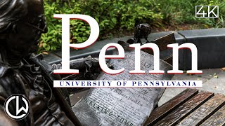 University of Pennsylvania Campus 4K Walking Tour Philadelphia PA 2021 [upl. by Hgielar]