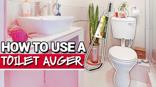 How To Use A Toilet Auger  Ace Hardware [upl. by Sitarski189]