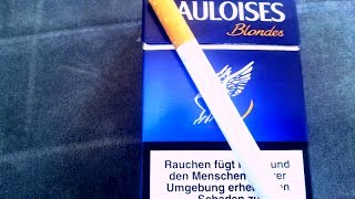 DopeDaempferTV Gauloises Blonds Blue Review [upl. by Nonnaehr]