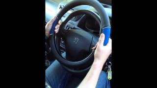 How to fit a steering wheel cover [upl. by Arocahs]