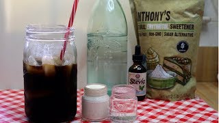 SUGAR FREE SIMPLE SYRUP RECIPE ALL NATURAL NO CALORIES NO CARBS [upl. by Ilam]