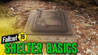 The Basics of Shelters  Fallout 76 [upl. by Jehiel]