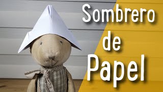 COMO HACER UN SOMBRERO DE PAPEL [upl. by Vilhelmina]