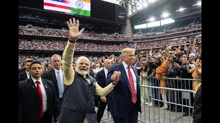 PM ModiDonald Trump bonhomie steals the show at Howdy Modi event [upl. by Clein]