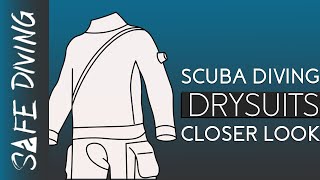 Scuba Diving Drysuit Features  Closer Look [upl. by Ajnin]