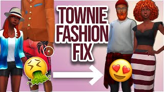 FIX YOUR TOWNIES WARDROBES WITH THIS MOD 👚👖 [upl. by Furr727]