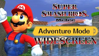 Super Smash Bros Melee Adventure Mode Normal with Mario in HD [upl. by Ilahsiav]