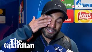 Lucas Moura cries after being shown footage of his matchwinning goal [upl. by Blumenfeld]