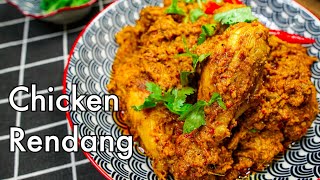 Spicy Chicken Rendang recipe  easy Rendang Ayam for Hari Raya Eid [upl. by Eselahc]