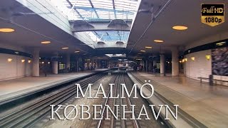 Train Drivers View Malmö to Copenhagen Part 1 of 2 [upl. by Enahs]