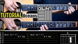 Océanos Oceans  Hillsong United  Instrumental a 2 Guitarras  TAB  ACORDES [upl. by Kancler]