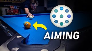 Pool Lesson  How To Adjust Your Aim For Every Spin Shot [upl. by Dimitris926]