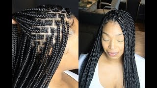 Knotless Box Braids  EVERYTHING YOU NEED TO KNOW  SLOW MOTION [upl. by Nottnerb451]