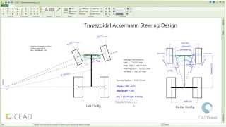 CEAD Ackermann Steering Mechanism [upl. by Higgs]