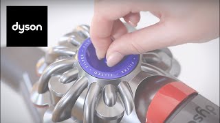 How to clean your Dyson V8™ cordless vacuums filters [upl. by Eidde315]