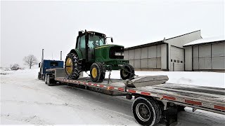 The Tractor Has Arrived  John Deere 7220 [upl. by Fairweather]