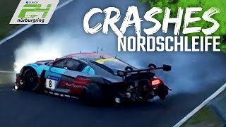 Crazy Crashes on the Nürburgring Nordschleife  24hRace 2018 [upl. by Atinauq]