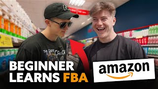 Beginner Learns Amazon FBA Arbitrage From Professional STEP BY STEP [upl. by Nodnyl183]