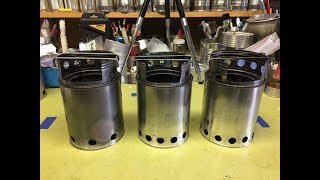 My paint can gasifier wood stoves [upl. by Viviane]