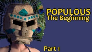 Populous The Beginning Walkthrough  Part 1 Longplay [upl. by Osnofedli]